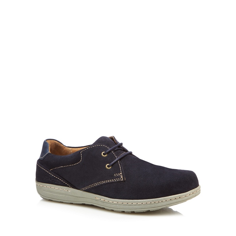 Hush Puppies - Navy Suede Lace Up Shoes Review