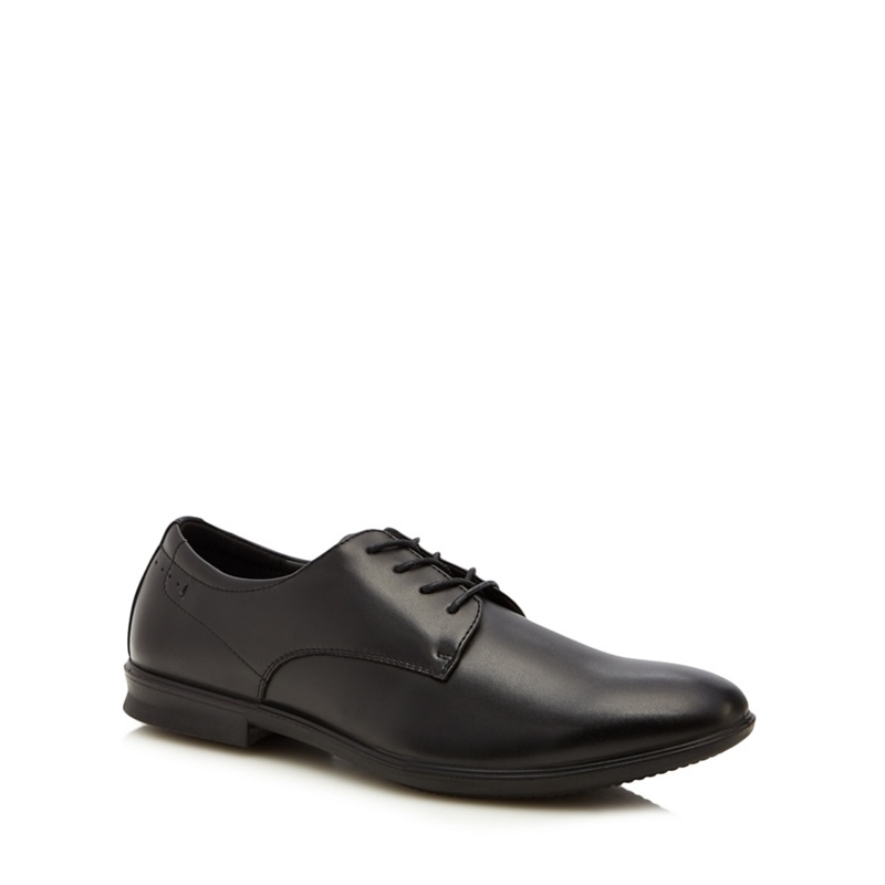 Hush Puppies - Black Leather 'Cane' Oxford Shoes Review