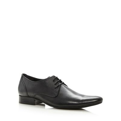 Black Sandstorm pointy lace up shoes                                                                                            
