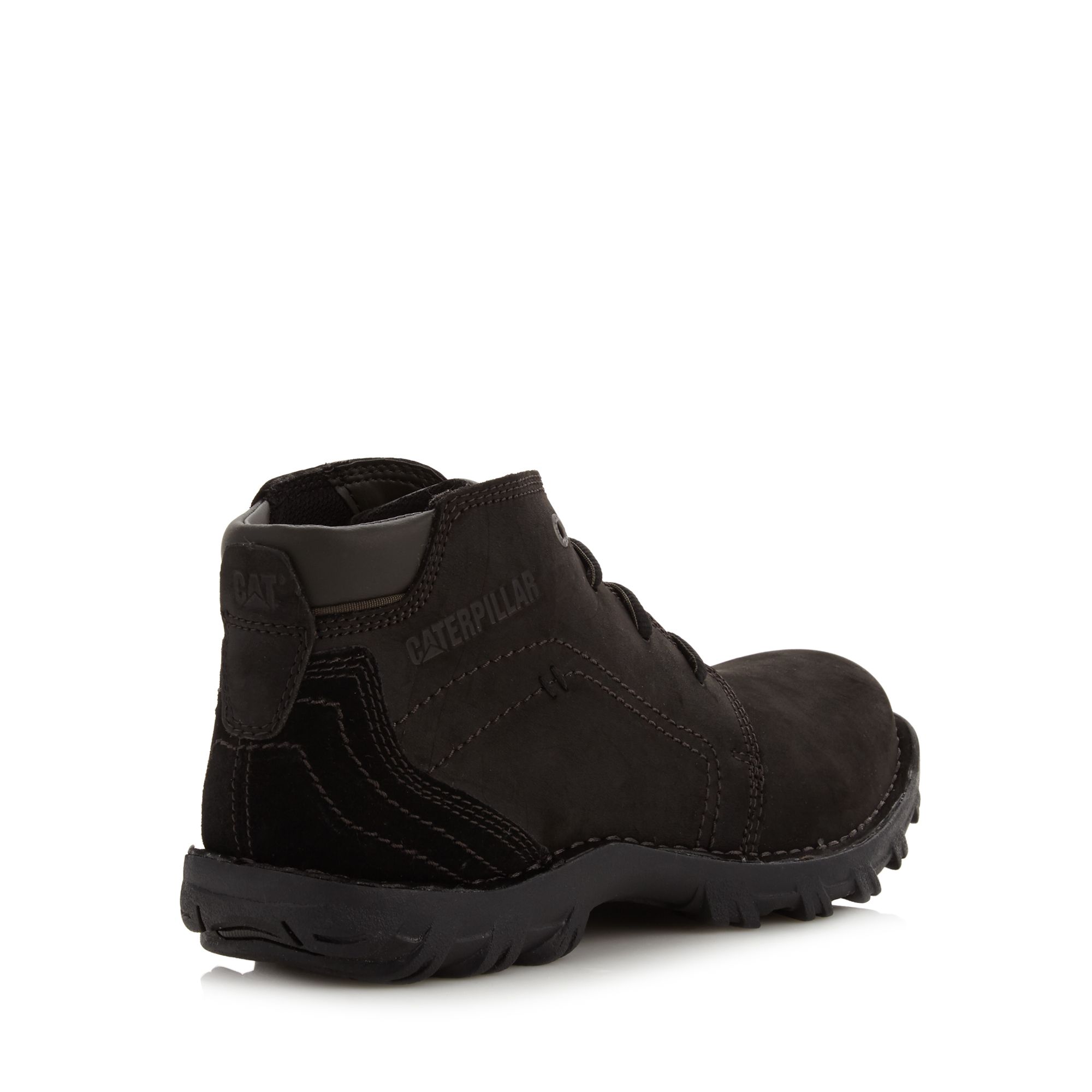 debenhams mens boots caterpillar mens black leather and suede mid cut boots debenhams mens boots caterpillar mens black leather and suede mid cut boots