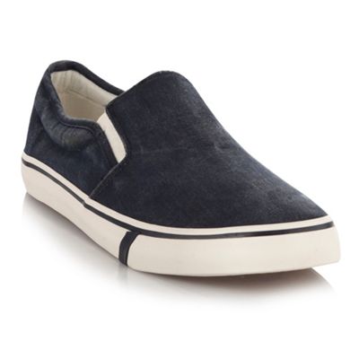 Navy slip on shoes                                                                                                              