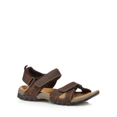 Clarks Light brown leather Â´VextorÂ´ sandals - . -