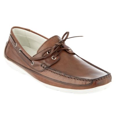 Brown capri deck shoes