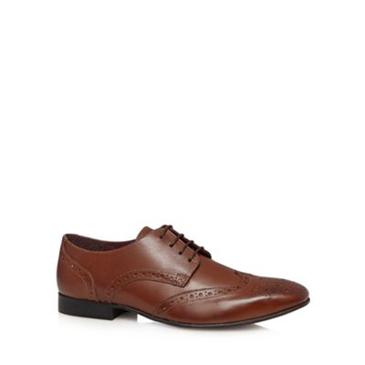 J by Jasper Conran - Designer tan leather lace up brogues