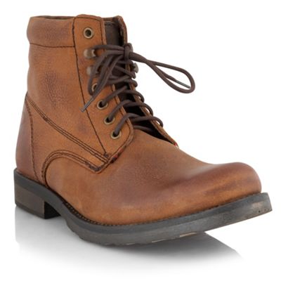 Tan Saturn ankle boots