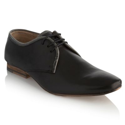Black smart lace up shoes                                                                                                       