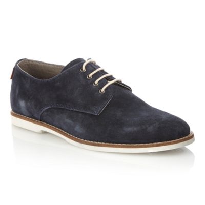Navy suede shoes                                                                                                                