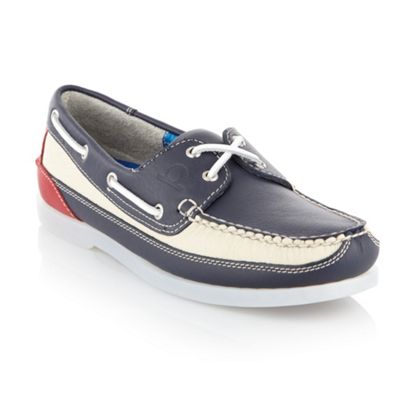 Navy G2 laced deck shoes                                                                                                        