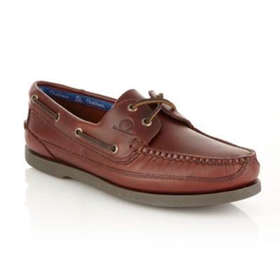 Brown G2 leather lace boat shoes                                                                                                