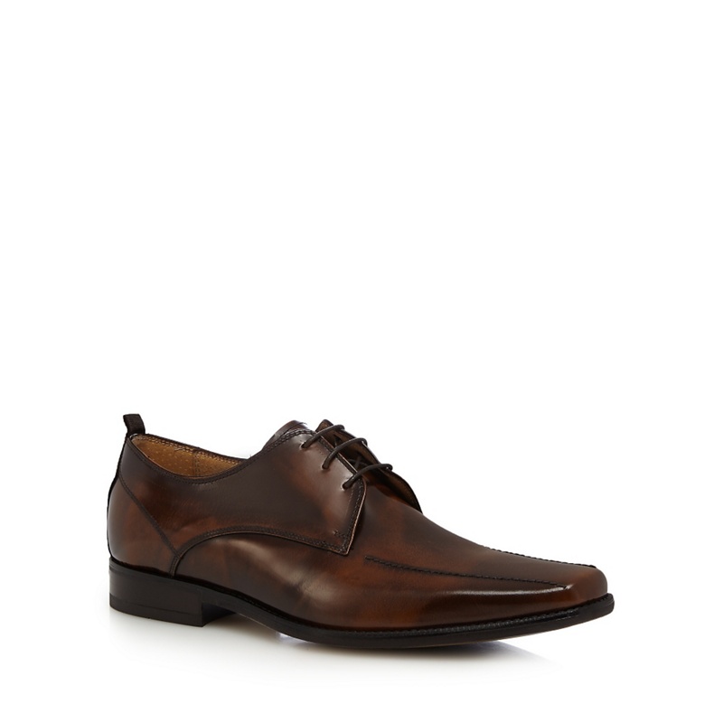 Jeff Banks - Brown Patent Leather Derby Shoes Review