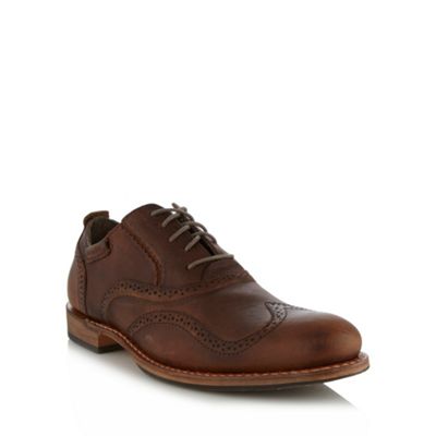 Brown soft leather shoes                                                                                                        