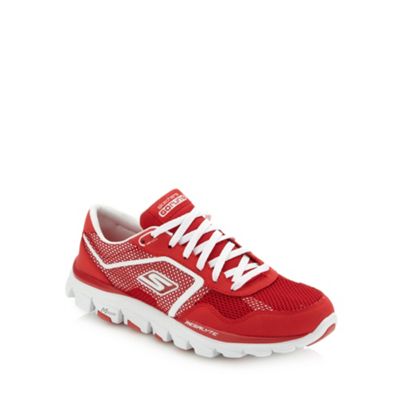 Skechers 'Go Run Ride Ultra' red trainers                                                                                       