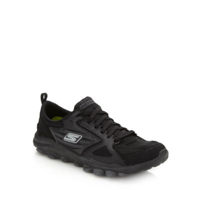 Black 'Go Train' trainers                                                                                                       