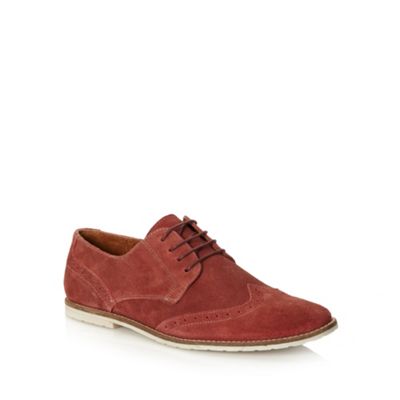 Dark red suede brogues                                                                                                          