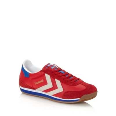 Red coated trainers                                                                                                             