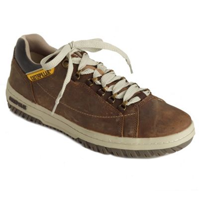Caterpillar Brown laced trainers