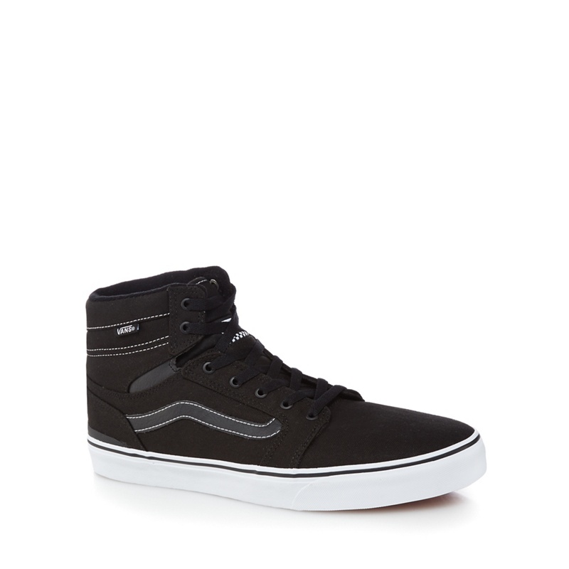 Vans - Black Canvas 'Sanction' High Top Trainers Review