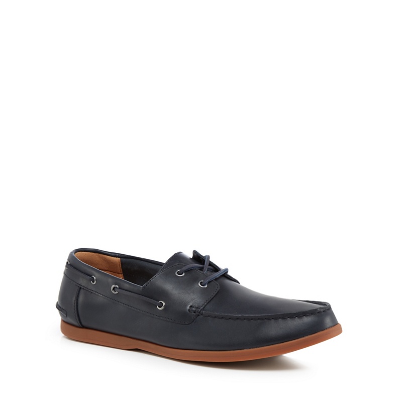 Clarks - Navy Leather 'Morven Sail' Boat Shoes Review