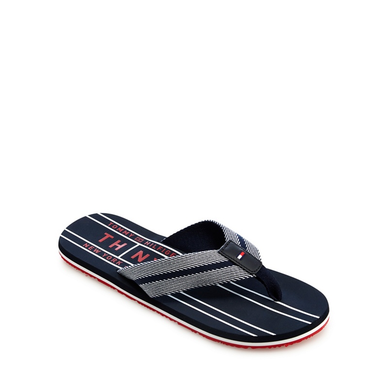 Tommy Hilfiger - Navy Striped Flip Flops Review