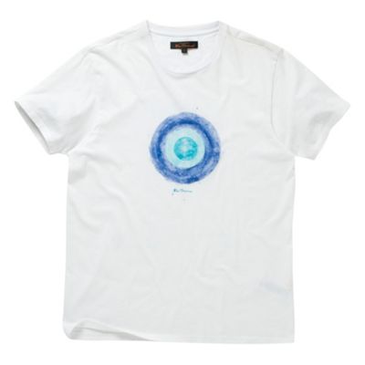 Ben Sherman White target and logo t-shirt