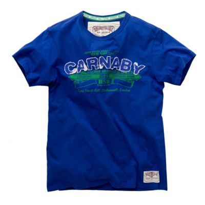 Ben Sherman Purple Carnaby applique t-shirt