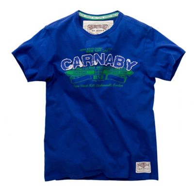 Purple Carnaby applique t-shirt