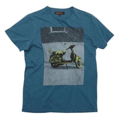 Ben Sherman Dark blue scooter themed t-shirt