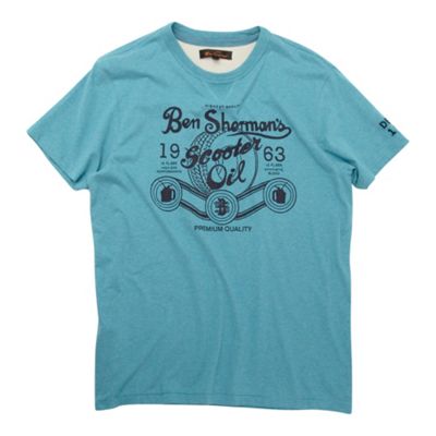 Ben Sherman Blue logo t-shirt