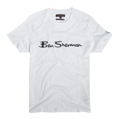 Ben Sherman White brand carrier t-shirt