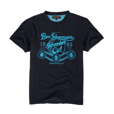 Ben Sherman Navy Scooter Oil t-shirt