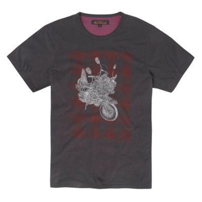 Ben Sherman Black Vespa scooter t-shirt