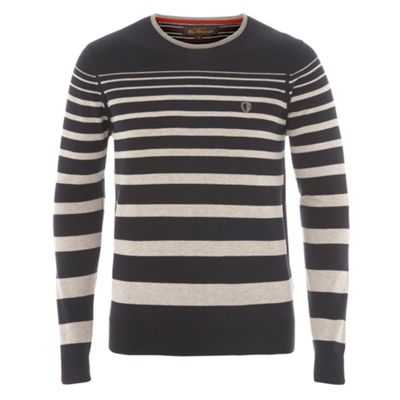 Ben Sherman Navy stripe jumper