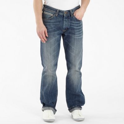 Blue Icon washed jeans