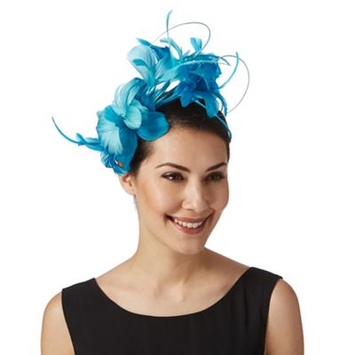 turquoise hats and fascinators