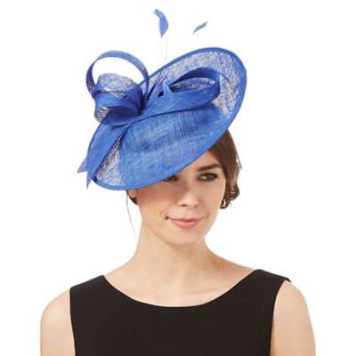 blue occasion hat