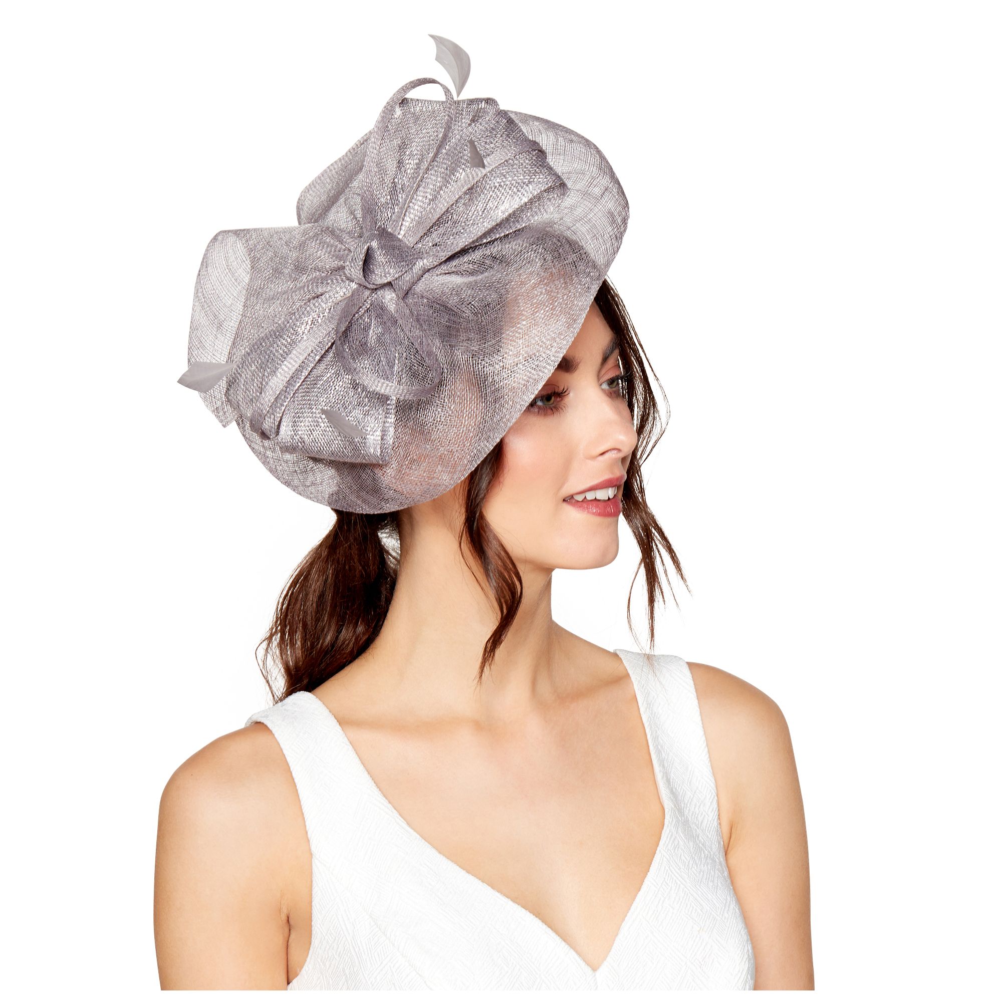 Debut Womens Silver Metallic Wave Fascinator From Debenhams eBay