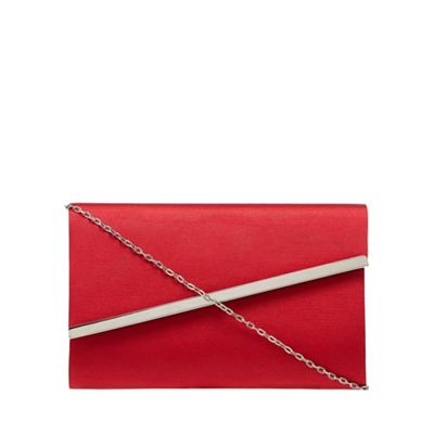 red clutch bag debenhams