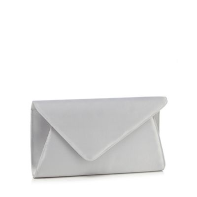 debenhams silver clutch bag