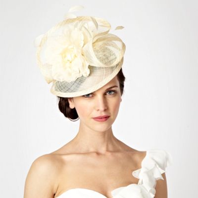 Designer Natural Meshed Flower Headband                                                                                         