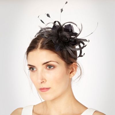 Grey Feather Headband                                                                                                           