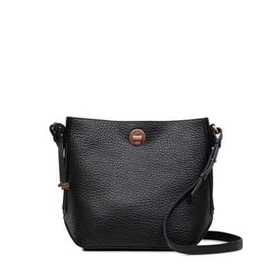 Black patent 'Baye' tote bag