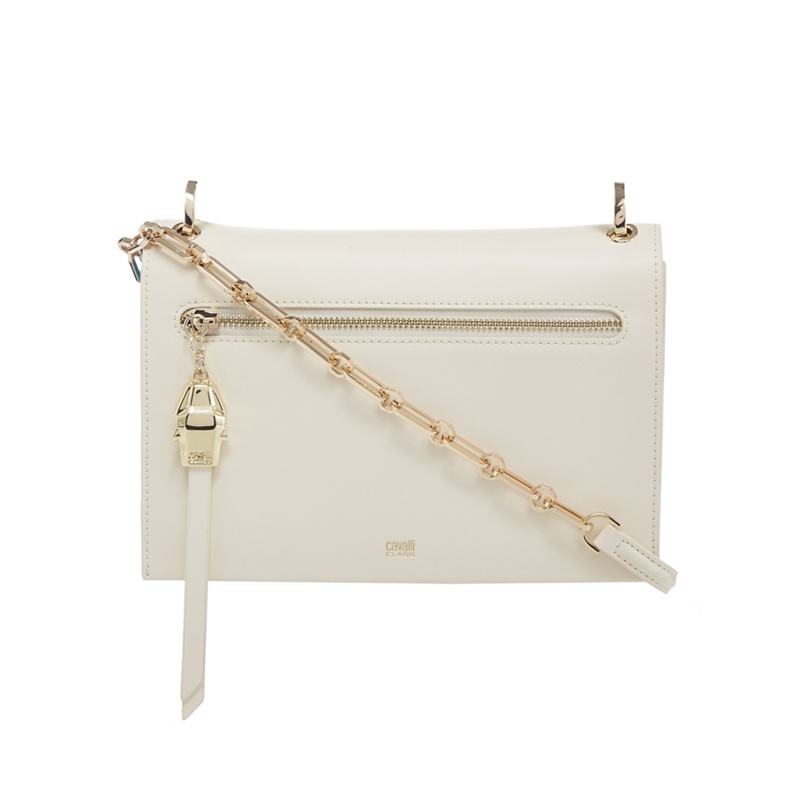 Cavalli Class - White Zip Detail Cross Body Bag Review