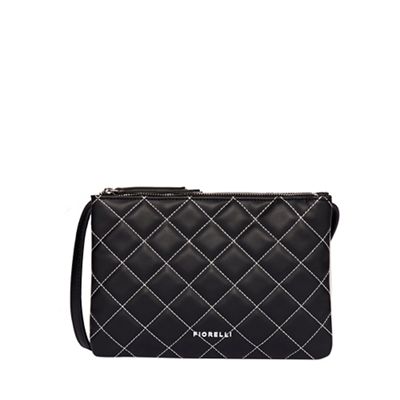 Black 'Sweet Pea' large tote bag