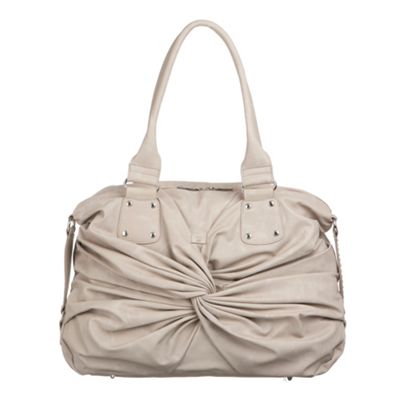 Light grey Monroe hand held bag