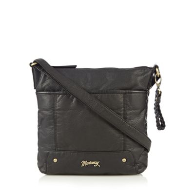 Black Strand medium hobo bag