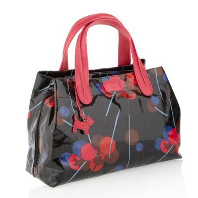 Black bubbles medium grab bag