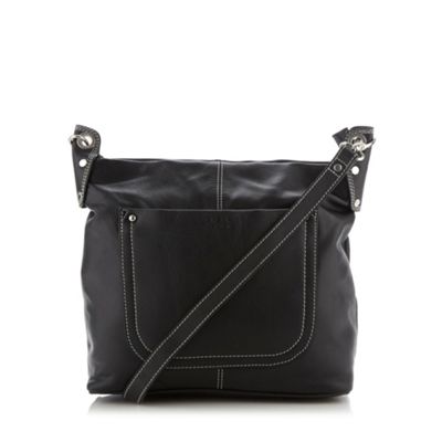 ... Large versailles black nappa leather cross-body bag- at Debenhams