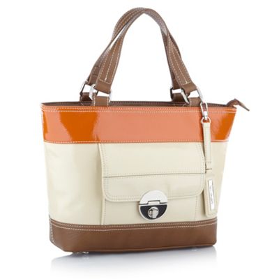 Natural Colour Block Patent Grab Bag