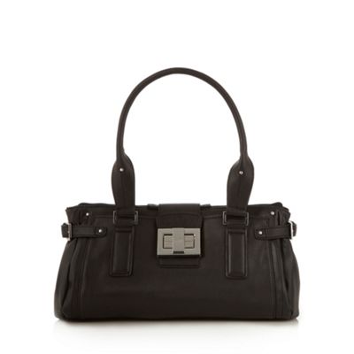 Black Clara May Medium Shoulder Bag