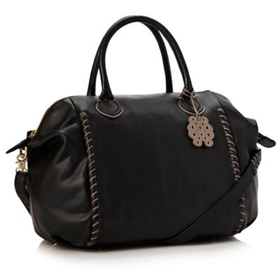 Black Leather 'Bibury' Tote Bag                                                                                                 